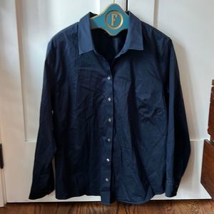Banana Republic Navy Button Down